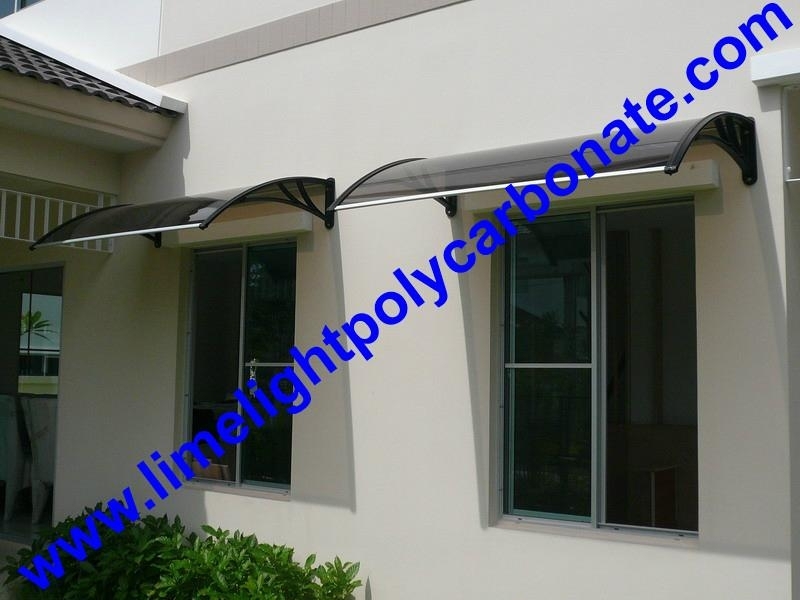 Polycarbonate awning DIY awning door canopy window awning rain awning rain shed rain shelter PC awning canopy polycarbonate