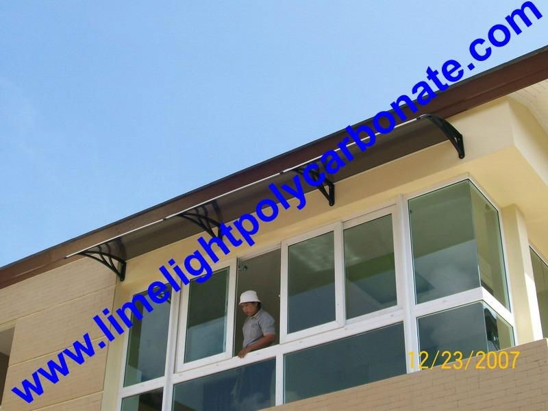 Polycarbonate awning DIY awning door canopy window awning rain awning rain shed rain shelter PC awning canopy polycarbonate