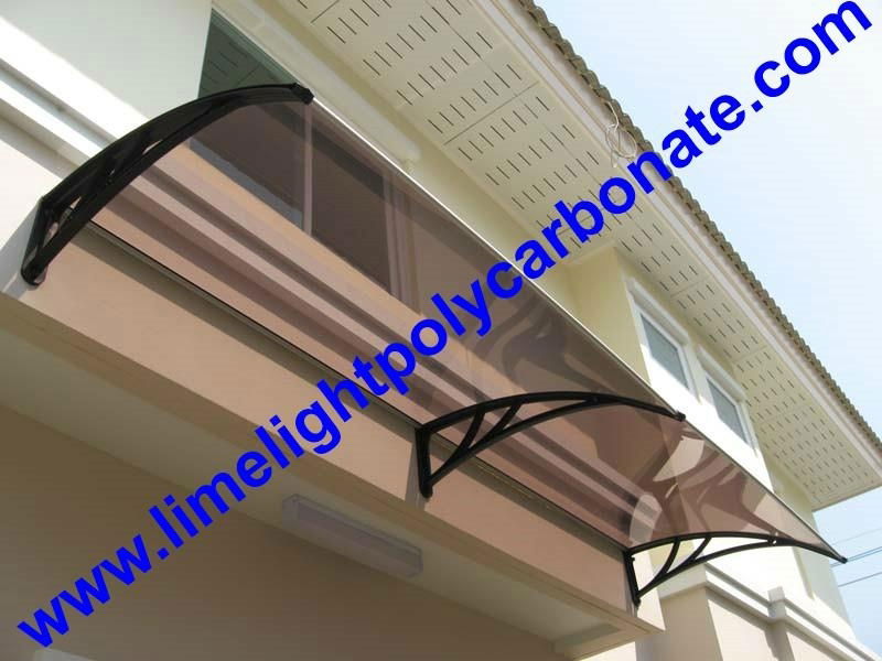 Polycarbonate awning DIY awning door canopy window awning rain awning rain shed rain shelter PC awning canopy polycarbonate