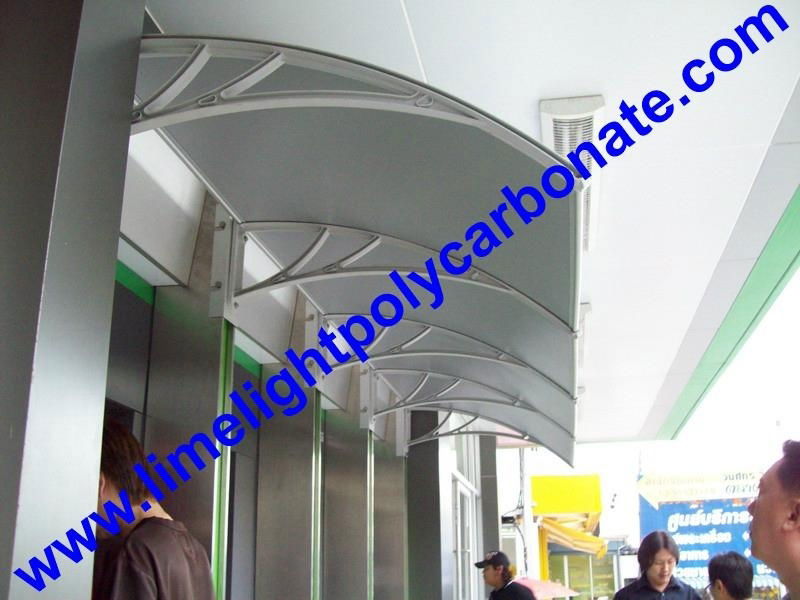 Polycarbonate awning DIY awning door canopy window awning rain awning rain shed rain shelter PC awning canopy polycarbonate