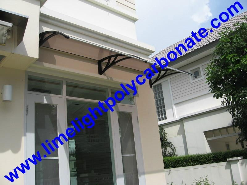 Polycarbonate awning DIY awning door canopy window awning rain awning rain shed rain shelter PC awning canopy polycarbonate