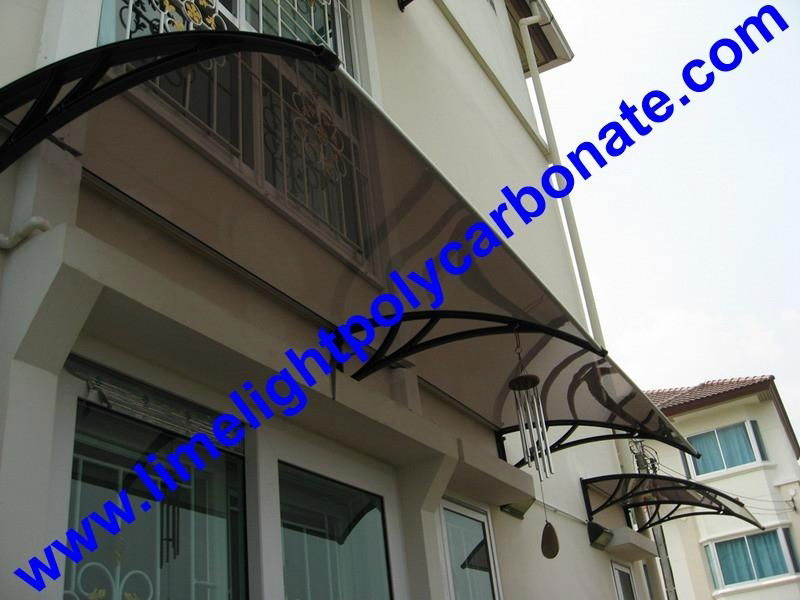 Polycarbonate awning DIY awning door canopy window awning rain awning rain shed rain shelter PC awning canopy polycarbonate