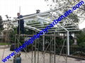 Grey aluminium frame carport with grey polycarbonate glazing carport awning 4