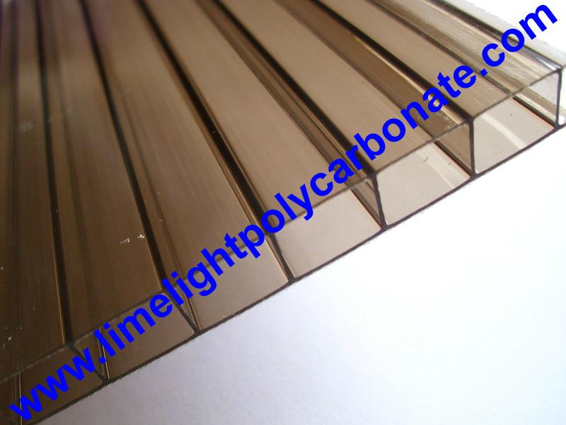 Bronze polycarbonate sheet twin wall polycarbonate panel polycarbonate