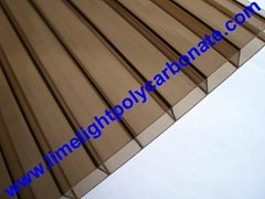 Bronze polycarbonate sheet twin wall polycarbonate panel polycarbonate glazing