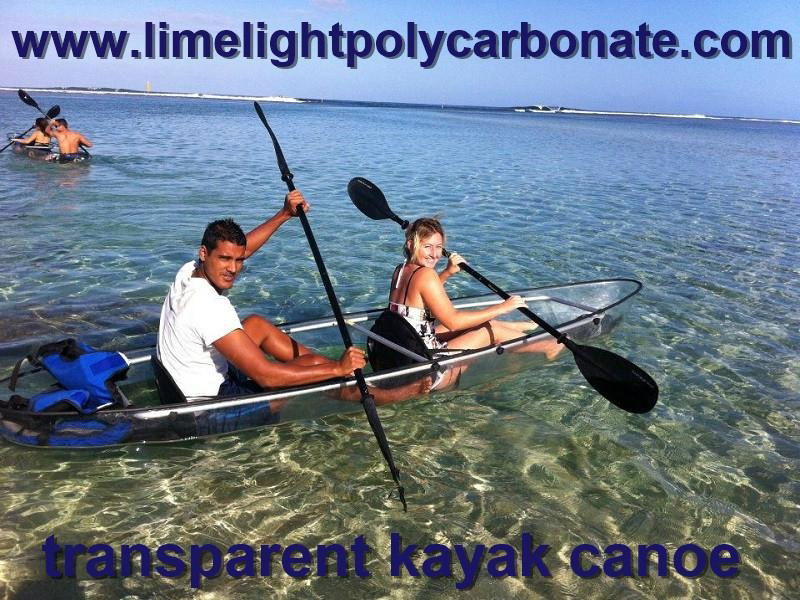 Transparent Kayak