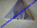 Polycarbonate cap & aluminium base profile H clip profile H profile H connector 7