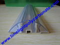 Polycarbonate cap & aluminium base profile H clip profile H profile H connector 16