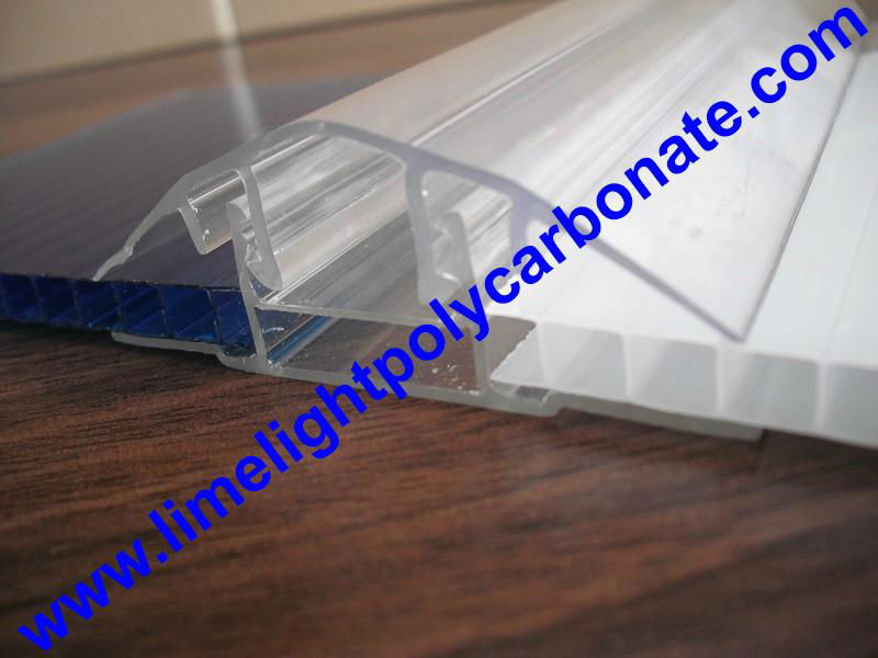 polycarbonate connector polycarbonate cap & base profile pc sheet accessories 2
