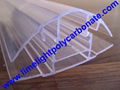 polycarbonate connector polycarbonate cap & base profile pc sheet accessories 17