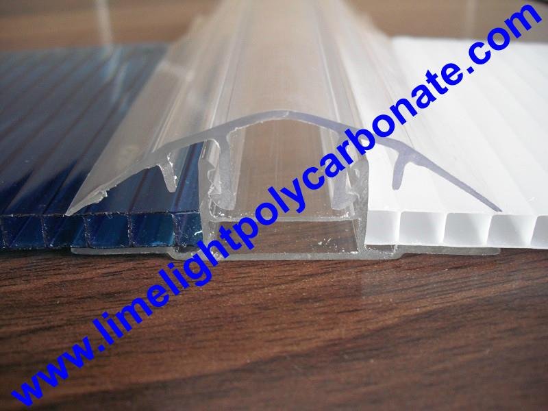 polycarbonate connector polycarbonate cap & base profile pc sheet accessories 3