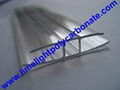 PC-H profile pc H-Profile polycarbonate accessories/profiles pc sheet accessory