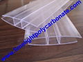 PC-H profile pc H-Profile polycarbonate accessories/profiles pc sheet accessory