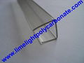 PC-U profile for polycarbonate hollow sheet with thickness 4mm 6mm 8mm 10mm 16mm 3