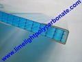 PC-U profile for polycarbonate hollow sheet with thickness 4mm 6mm 8mm 10mm 16mm 2