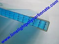 PC-U profile for polycarbonate hollow sheet with thickness 4mm 6mm 8mm 10mm 16mm