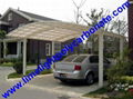 carport awning with powder coated aluminium alloy frame and polycarbonate sheet 11