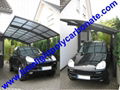 carport awning with powder coated aluminium alloy frame and polycarbonate sheet 15