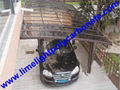 carport awning with powder coated aluminium alloy frame and polycarbonate sheet 19