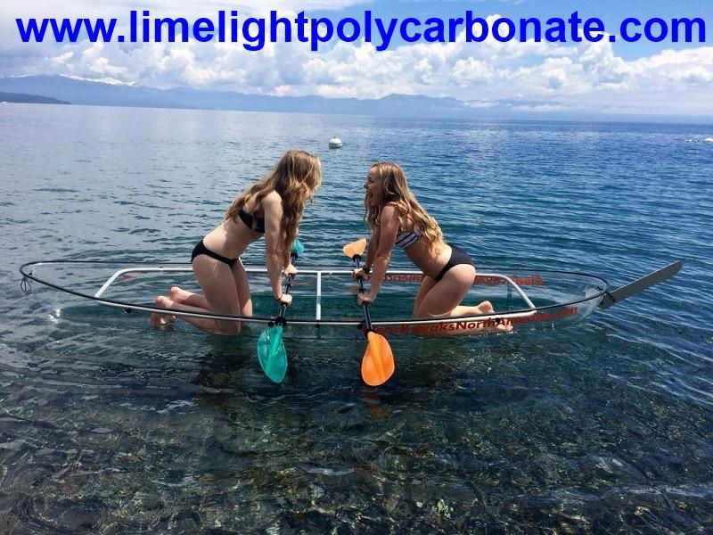 clear kayak transparent kayak crystal kayak polycarbonate kayak PC kayak see bottom kayak see through kayak clear canoe transparent canoe crystal canoe polycarbonate canoe see through canoe see bottom canoe PC canoe kayak paddling