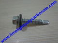 Self drilling metal screw with EPDM gasket for polycarbonate sheet & PVC sheets  4