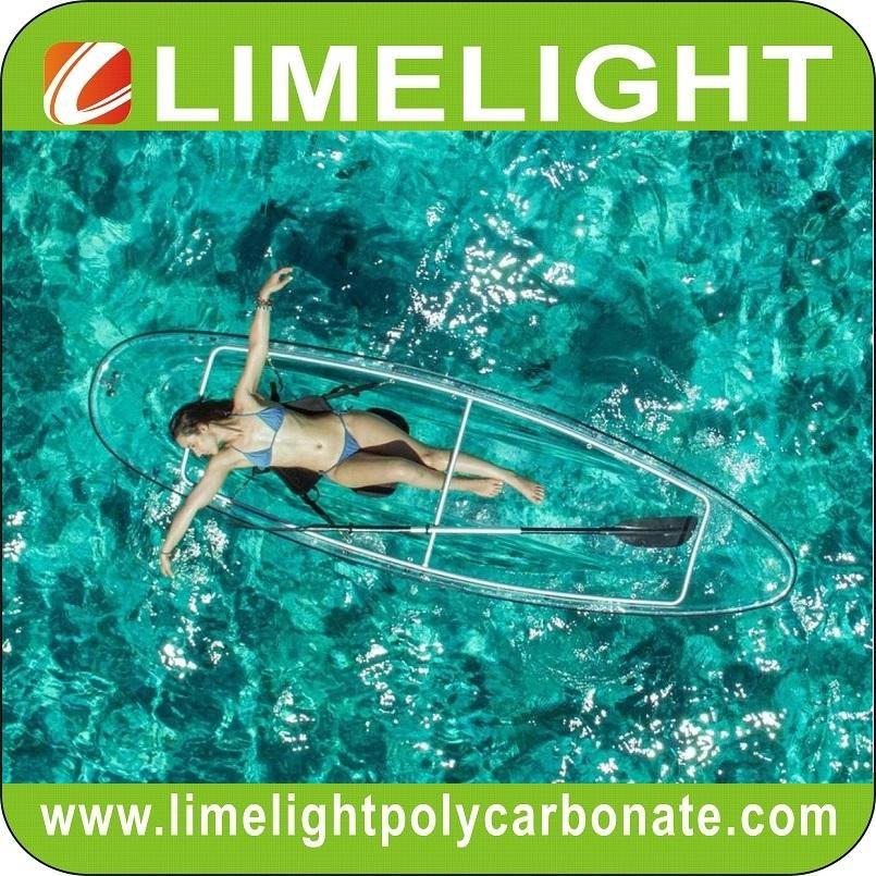 polycarbonate kayak canoe polycarbonate transparent kayak canoe PC clear kayak 5