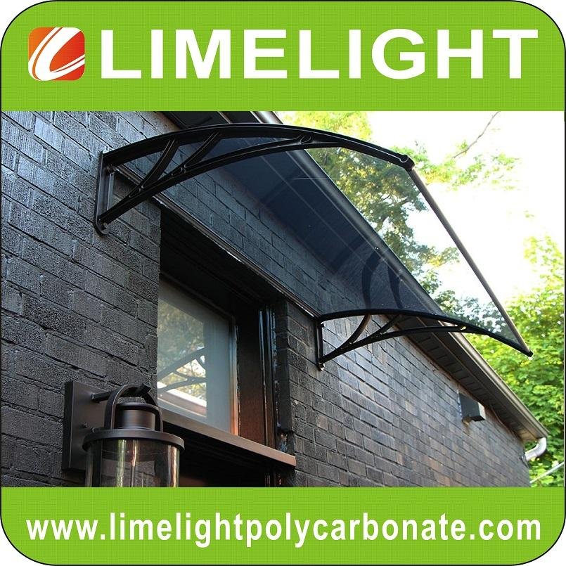 Polycarbonate DIY awning door canopy window awning polycarbonate canopy sunshade 3