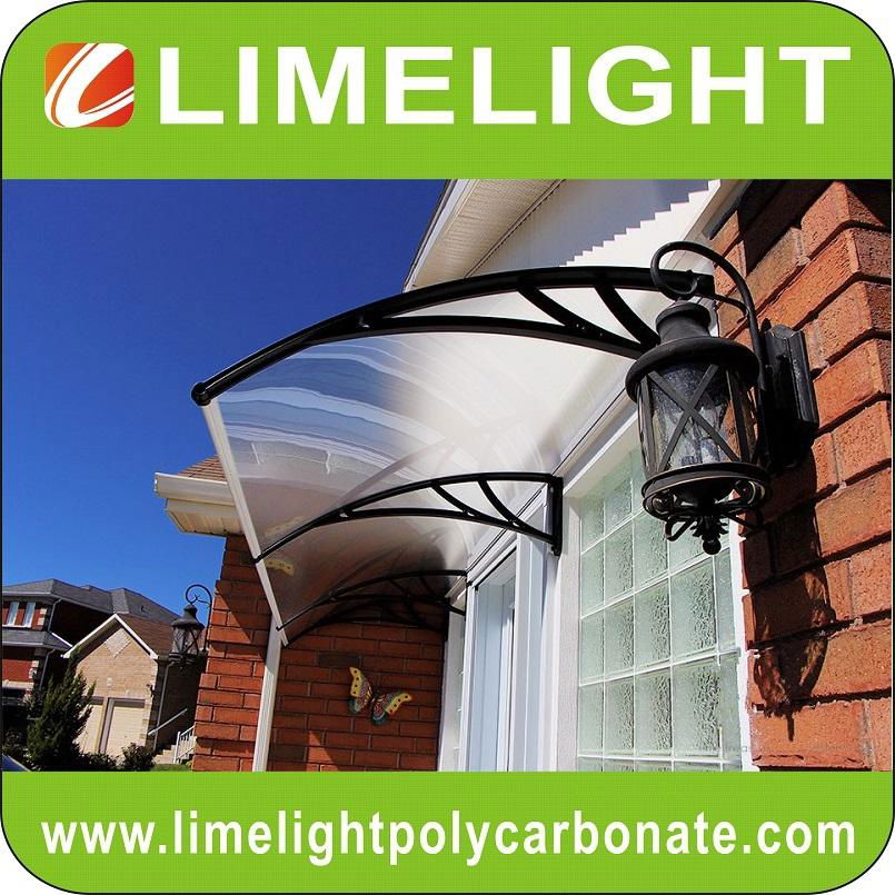 Door canopy polycarbonate awning DIY canopy window awning DIY kits canopy awning 2