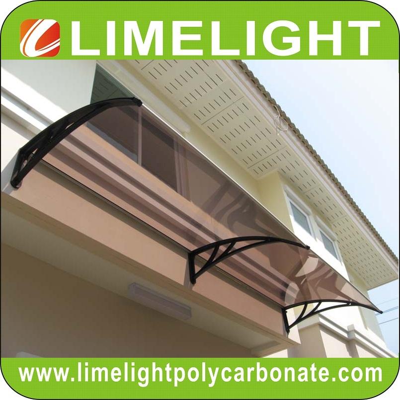 Door canopy polycarbonate awning DIY canopy window awning DIY kits canopy awning 5