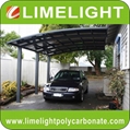 customized aluminium carport with grey