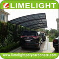 double size aluminum carport with bronze