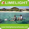 polycarbonate kayak canoe polycarbonate transparent kayak canoe PC clear kayak