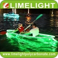 LED light crystal clear kayak transparent PC kayak glass kayak see through kayak