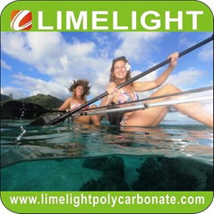 clear kayak polycarbonate canoe transparent kayak PC kayak crystal canoe clear