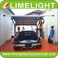 Cantilever carport with powder coated aluminium alloy frame and polycarbonate 13