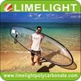 Clear SUP board transparent paddle board