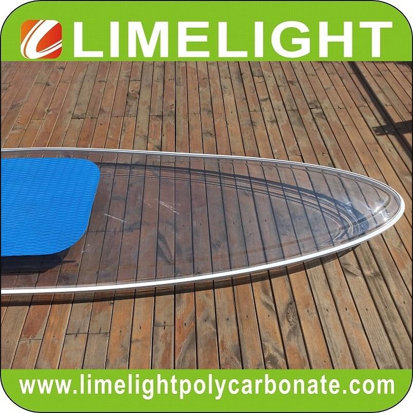 transparent paddle board, transparent SUP, transparent SUP paddle board, transparent board, transparent stand-up board, transparent stand up paddle board