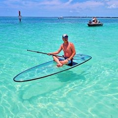 crystal board clear paddle board transparent paddle board clear SUP paddle board