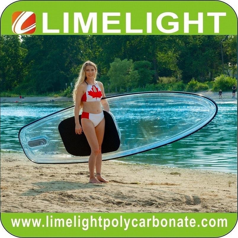 Clear paddle board transparent paddle board clear SUP board crystal paddle board 4