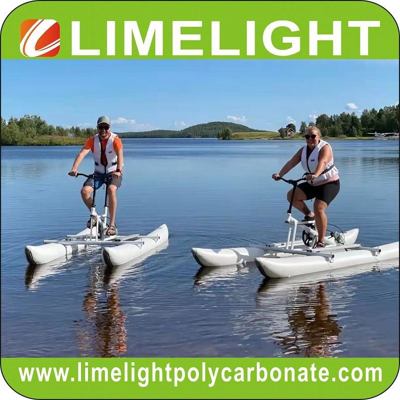 Water Bike Inflatable Pontoons Water Bicycle Sea Bike Water Pedal