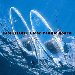 clear paddle board, transparent paddle board, crystal paddle board, clear bottom SUP board, clear SUP board, transparent SUP board, crystal SUP board, stand up paddle board, see through board