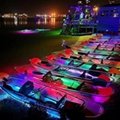 glow tour kayak LED light up clear kayak illuminate kayak night tour glass kayak