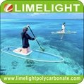 Transparent clear paddle board crystal board clear SUP paddle board glass paddle