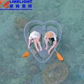 heart shape clear kayak love shape glass kayak love heart shaped crystal kayak