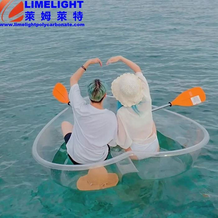 heart shape clear kayak love shape glass kayak love heart shaped crystal kayak 2