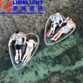 heart shape clear kayak love shape glass kayak love heart shaped crystal kayak