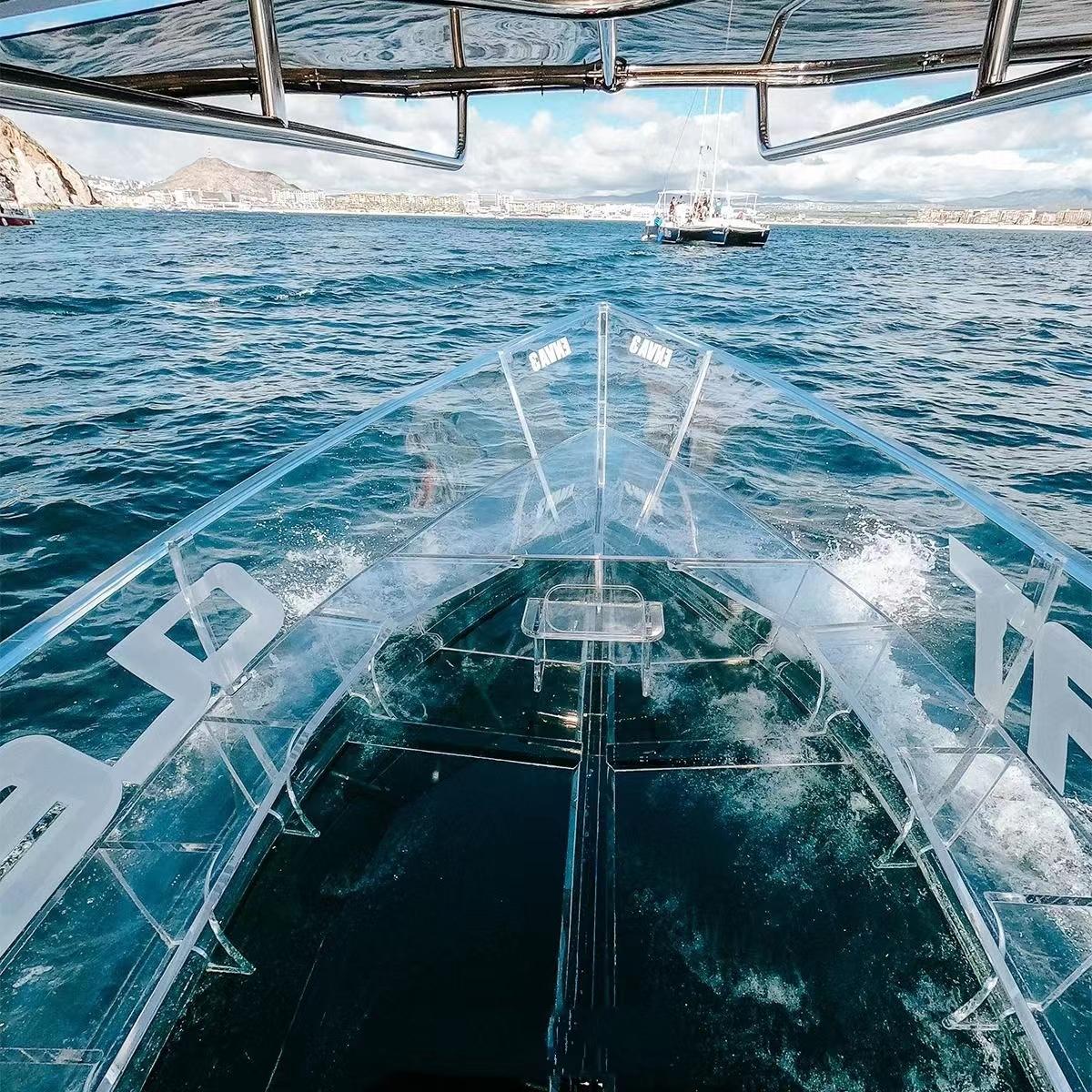 Polycarbonate Material <font class='cSrchKey' color='#FF0000'>Clear Boat</font> with stainless steel frame polycarbonate roof