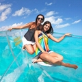 100% clear transparent boat with stainless steel frame and polycarbonate roofing
