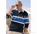 long-sleeve polo shirt