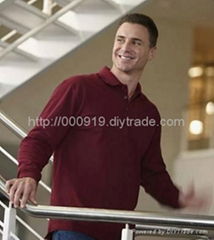 long-sleeve polo shirt